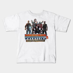 Backyard Wrestling 2 Kids T-Shirt